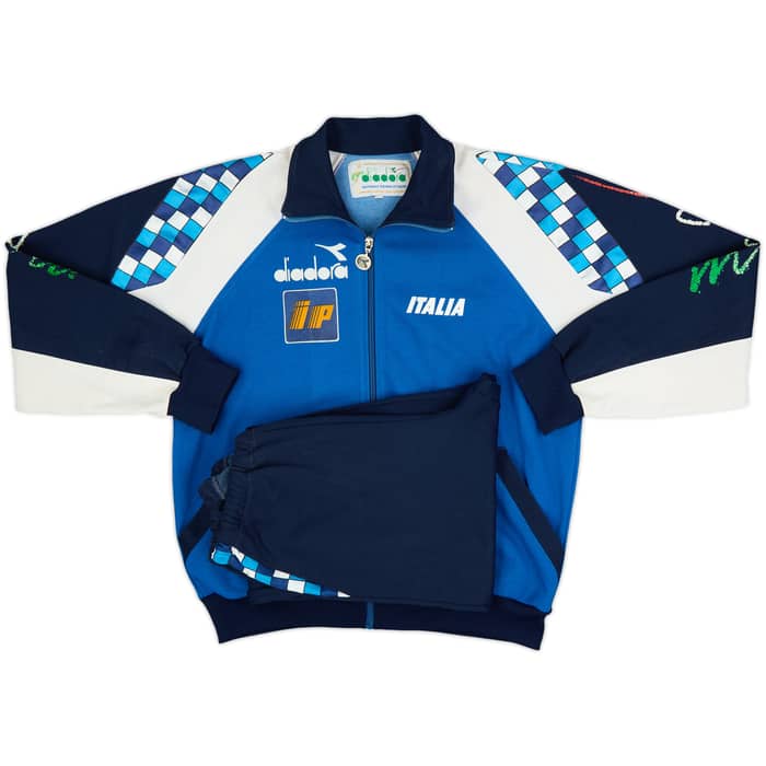 1990 Italy Diadora Chándal - 5/10 - (XL)
