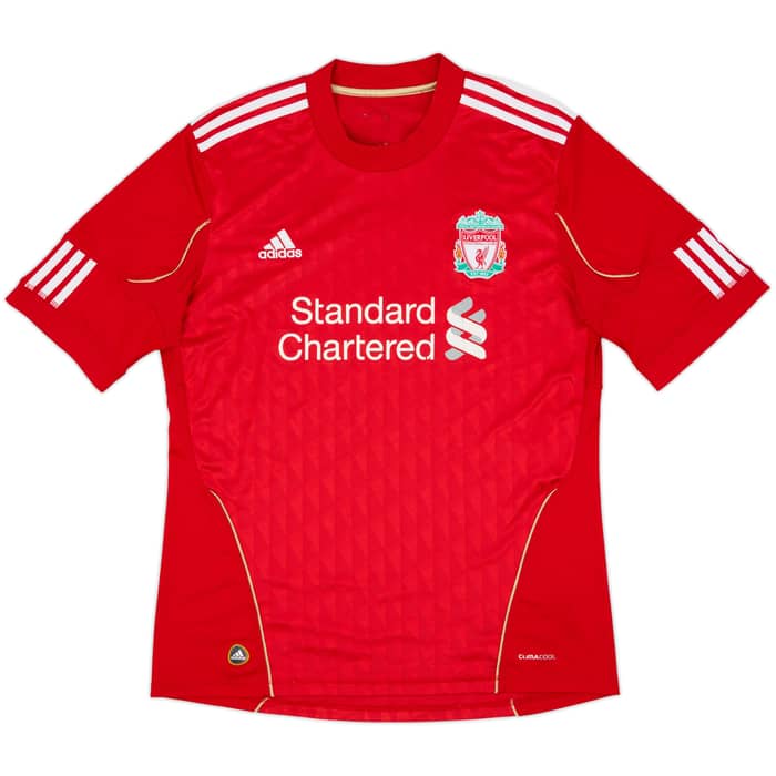 2010-12 Liverpool Home Shirt Gerrard #8 - 6/10 - (L)