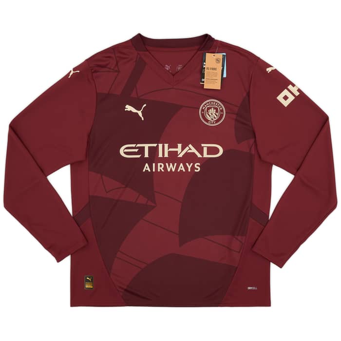 2024-25 Manchester City Third L/S Shirt Rodrigo #16
