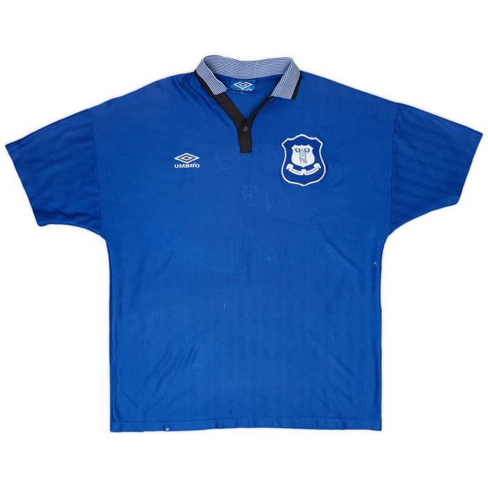 1995-97 Everton Home Shirt Ferguson #9 - 6/10 - (XL)
