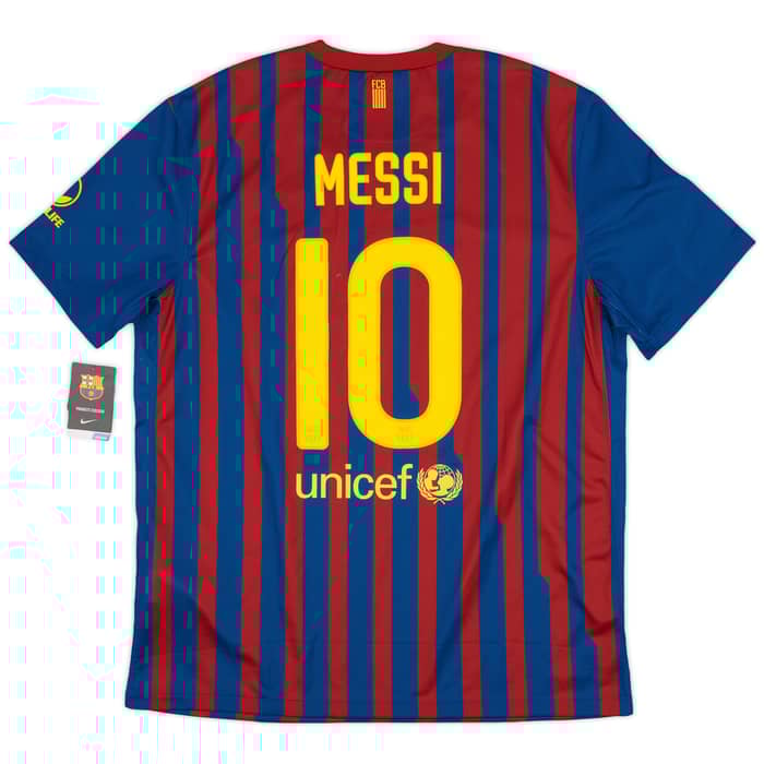 2011-12 Barcelona Home Shirt Messi #10 (XL)