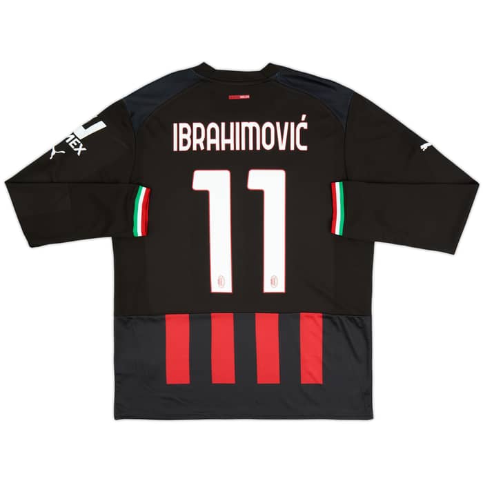 2022-23 AC Milan Home Shirt Ibrahimovic #11