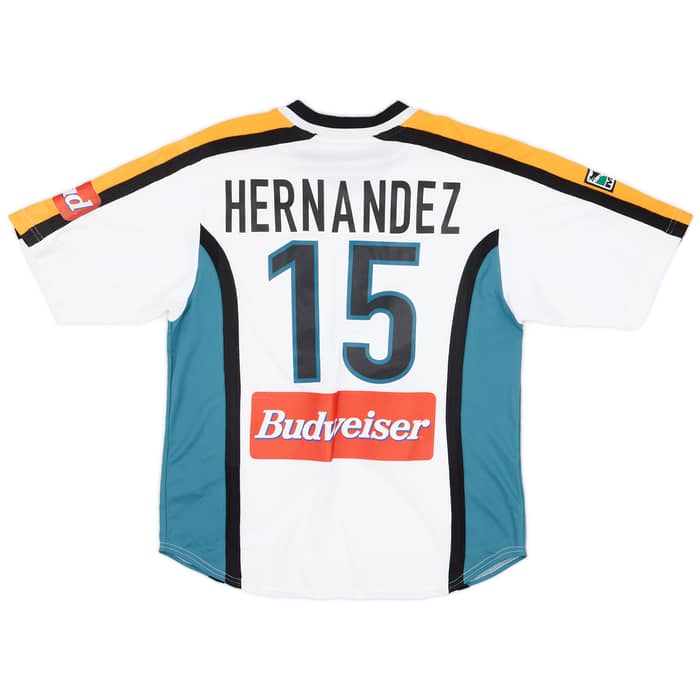 2000-01 LA Galaxy Match Issue Away Shirt Hernandez #15