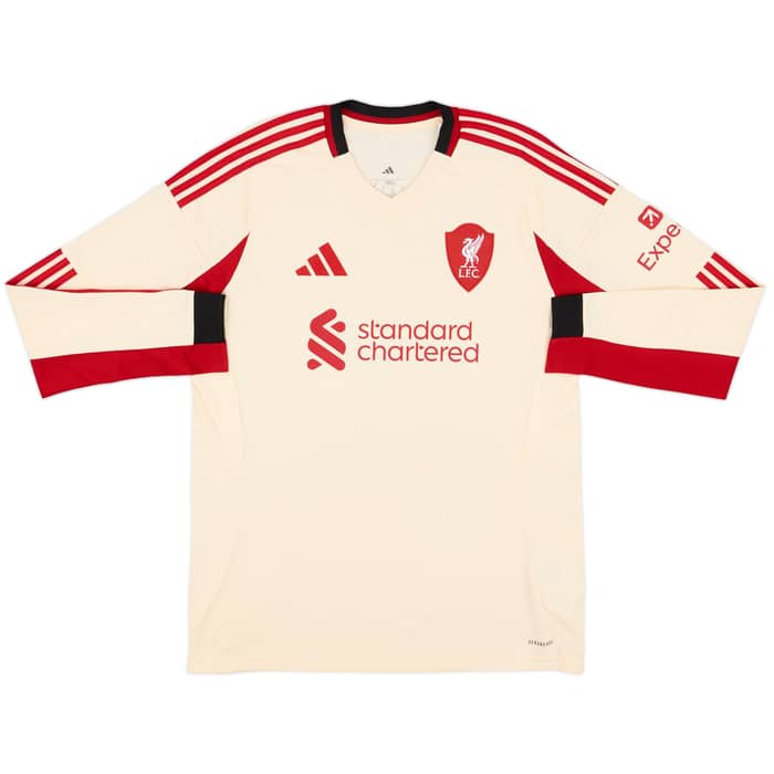 2025-26 Liverpool Away L/S Shirt Isak #9
