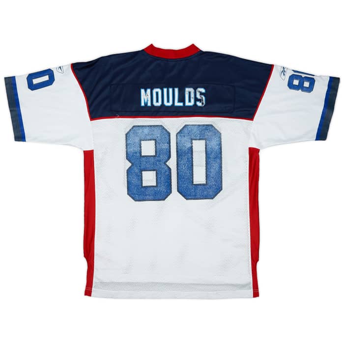 2002-04 Buffalo Bills Moulds #80 Reebok On Field Away Jersey - 5/10 - (L)
