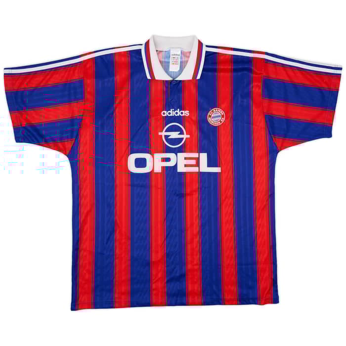 1995-97 Bayern Munich Home Shirt Klinsmann #18 - 7/10 - (XL)