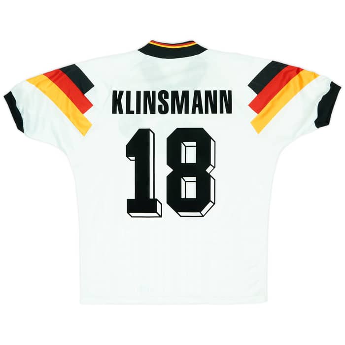 1992-94 Germany Home Shirt Klinsmann #18 - 8/10 - (M)