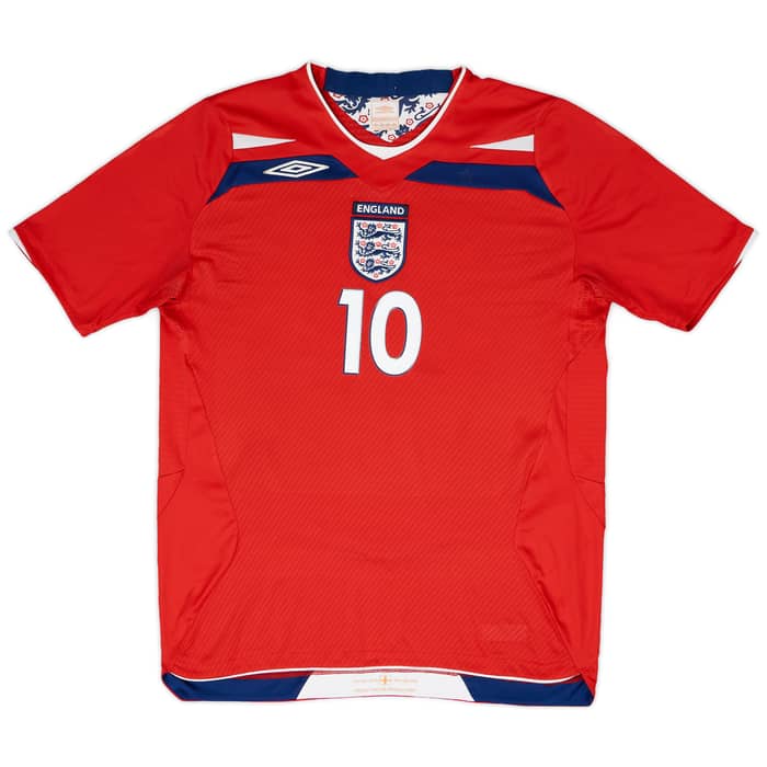 2008-10 England Away Shirt Rooney #10 - 7/10 - (M)