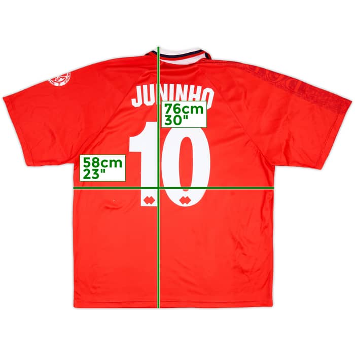 1996-97 Middlesbrough Home Shirt Juninho #10 - 8/10 - (L)