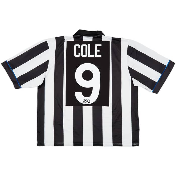 1993-95 Newcastle Home Shirt Cole #9 - 5/10 - (XXL)