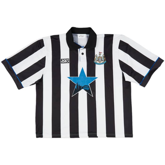 1993-95 Newcastle Home Shirt Cole #9 - 5/10 - (XXL)