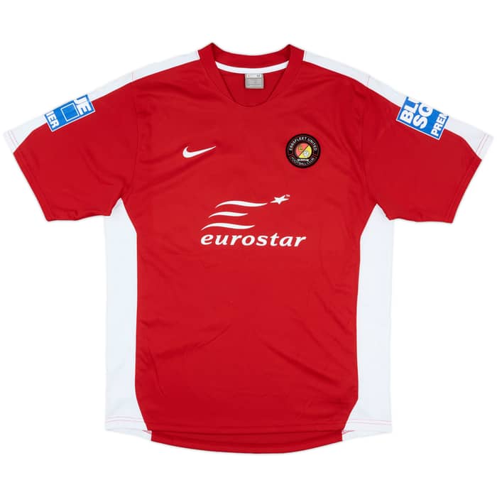 2008-09 Ebbsfleet Match Issue Home Shirt Martin #10