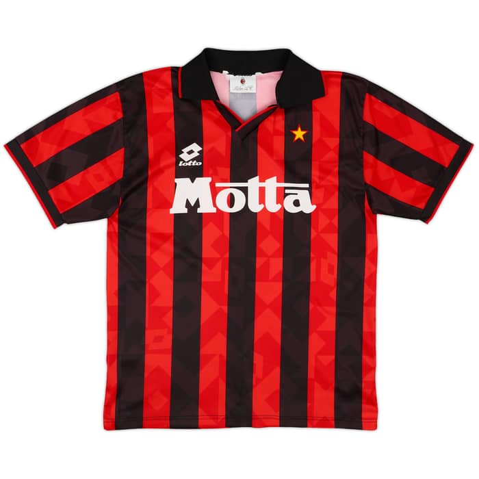 1993-94 AC Milan Home Shirt - 9/10 - (M/L)