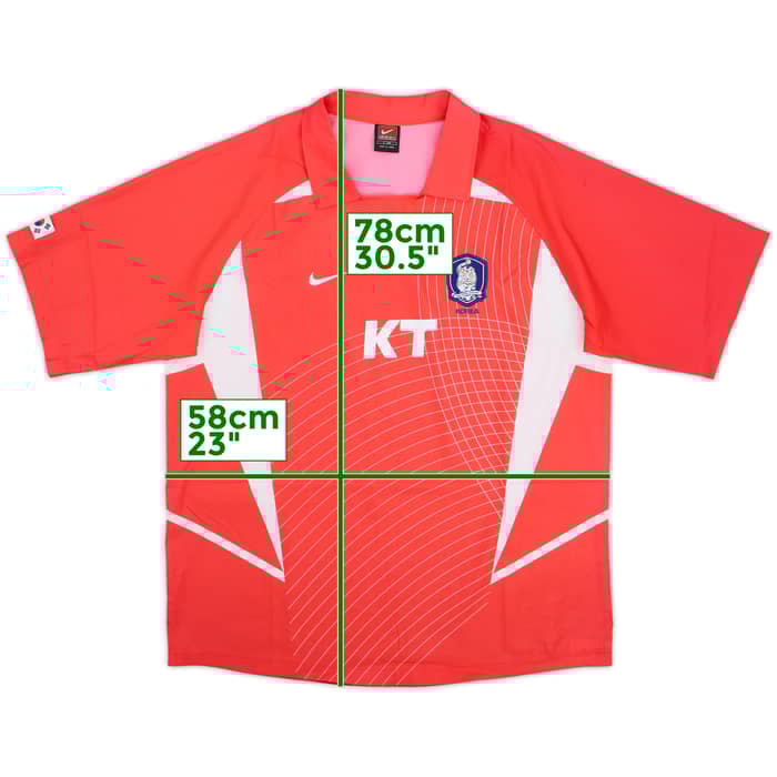 2002-03 South Korea Home Shirt - 8/10 - (L)