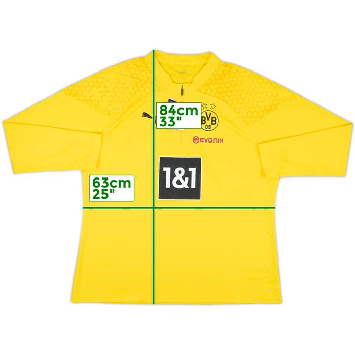 2023-24 Borussia Dortmund Puma 1/4 Zip Training Top (XXL)