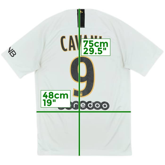 2018-19 Paris Saint-Germain Away Shirt Cavani #9 - 8/10 - (S)