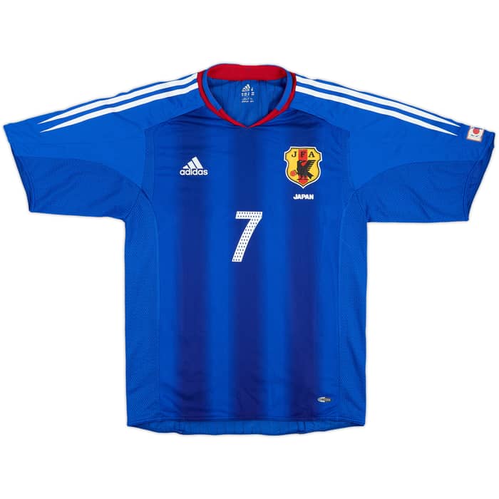 2004-06 Japan Authentic Home Shirt Nakata #7 - 9/10 - (M)