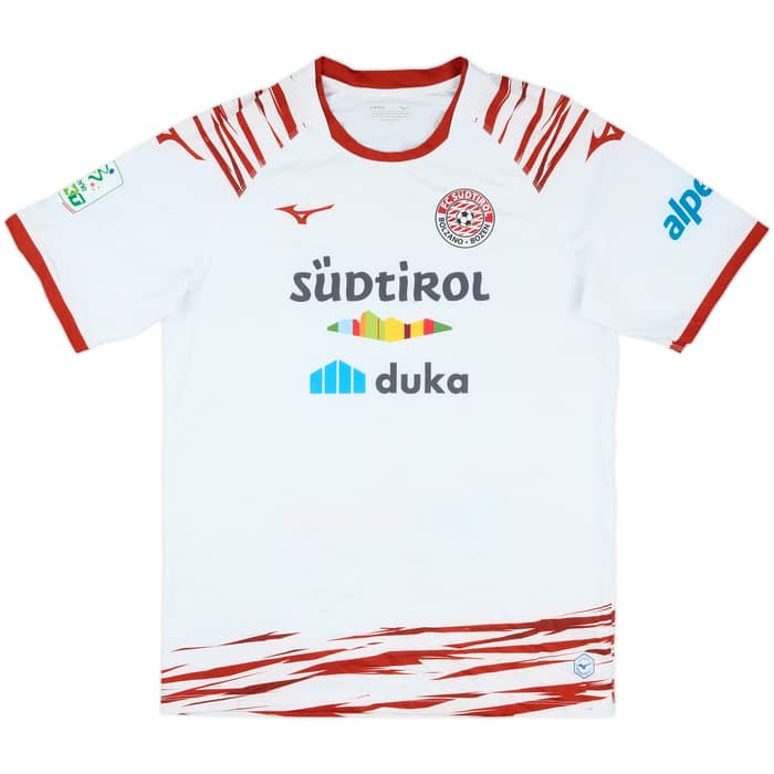 2023-24 Sudtirol Match Issue Signed Home Shirt Lonardi #77