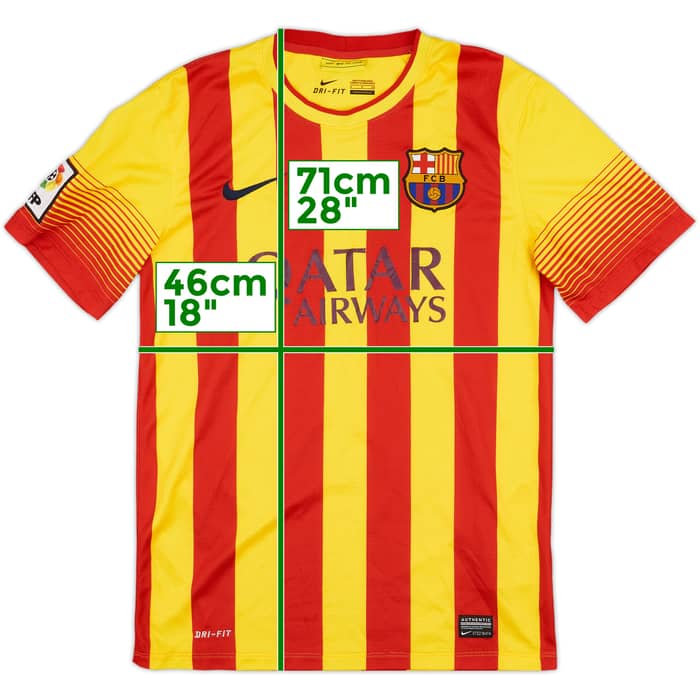 2013-15 Barcelona Away Shirt Messi #10 - 9/10 - (S)