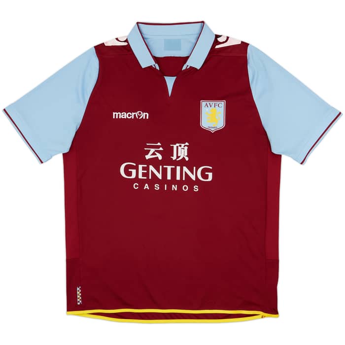 2012-13 Aston Villa Home Shirt Benteke #20 - 6/10 - (XL)