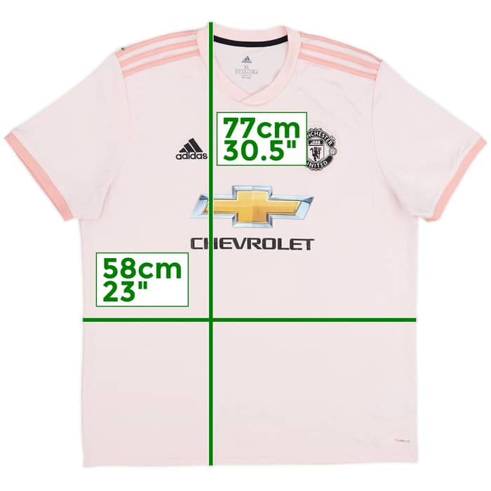 2018-19 Manchester United Away Shirt - 4/10 - (XL)