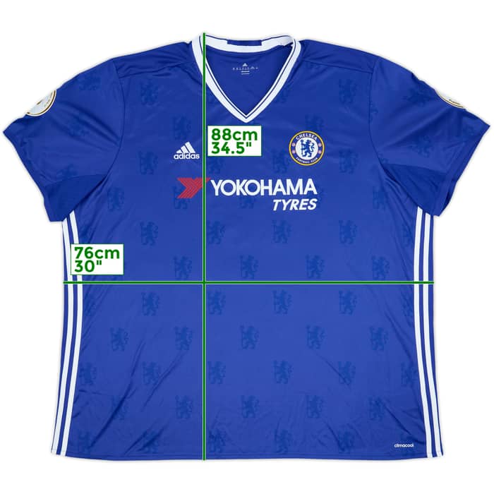 2016-17 Chelsea Home Shirt Champions #17 - 8/10 - (4XL)