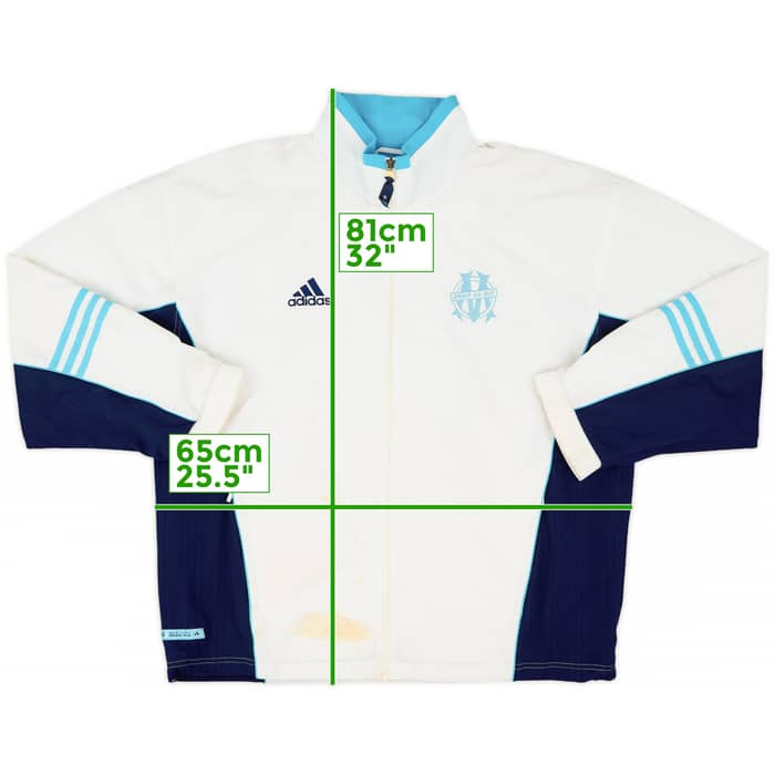 2000-01 Olympique Marseille adidas Track Jacket - 4/10 - (L)