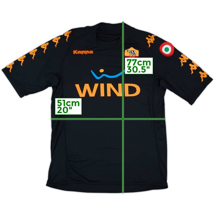 2008-09 Roma Third Shirt - 6/10 - (XL)