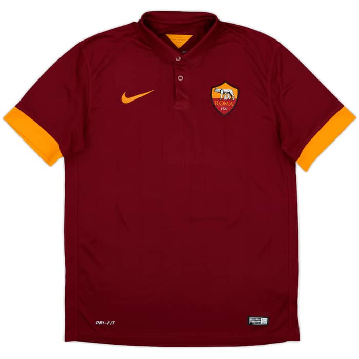 2014-15 Roma Home Shirt De Rossi #16 - 10/10 - (M)
