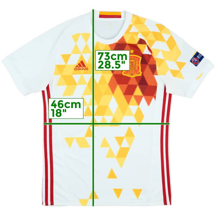2016-17 Spain Away Shirt - 8/10 - (S)