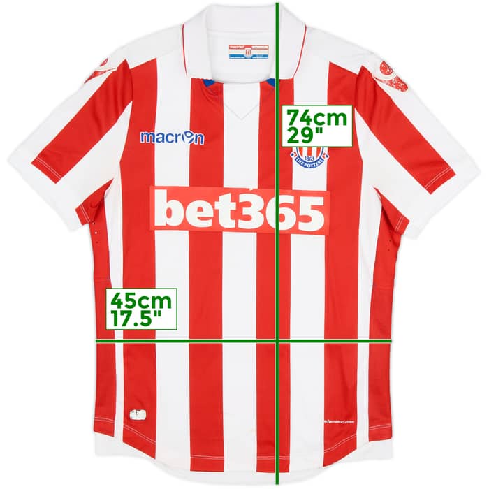 2016-17 Stoke City Home Shirt - 5/10 - (S)