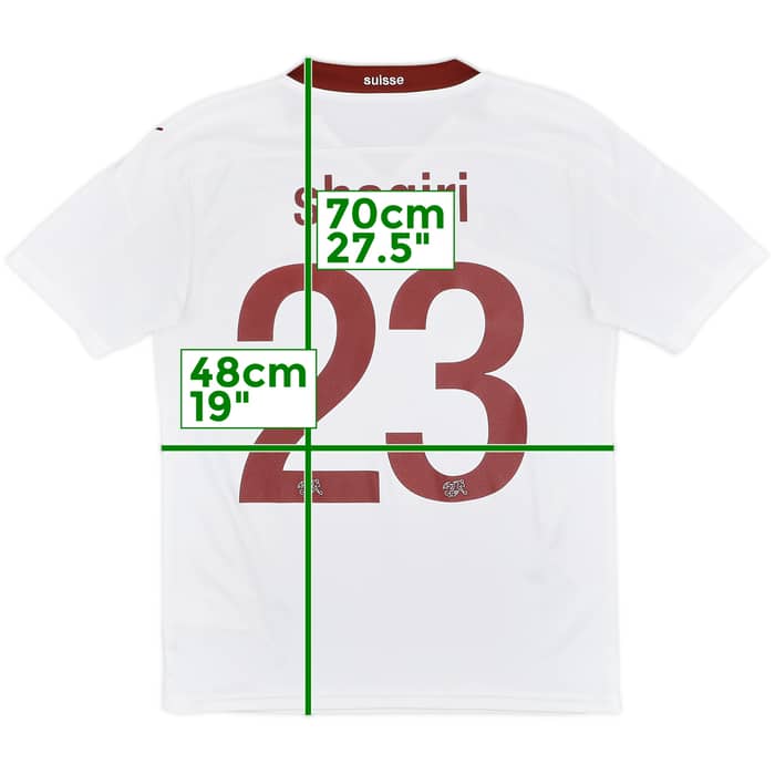 2020-21 Switzerland Away Shirt Shaqiri #23 - 9/10 - (S)