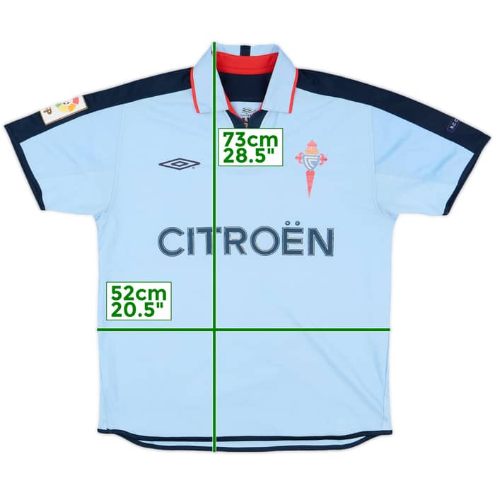 2003-05 Celta Vigo Home Shirt - 6/10 - (S)