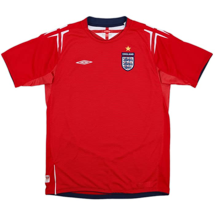 2004-06 England Away Shirt - 9/10 - (XL.Boys)