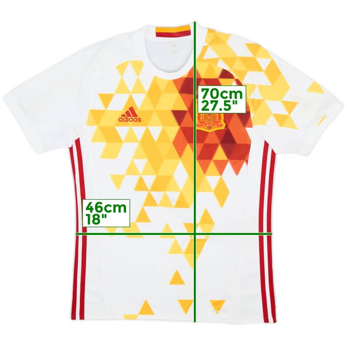 2016-17 Spain Away Shirt - 8/10 - (S)