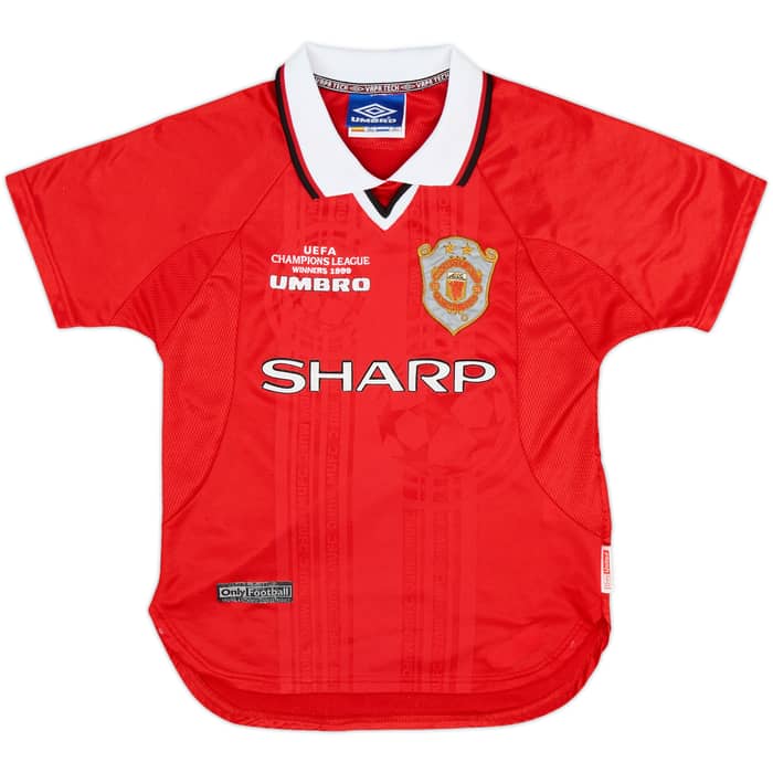 1997-00 Manchester United CL Shirt - 8/10 - (8-9 Years)