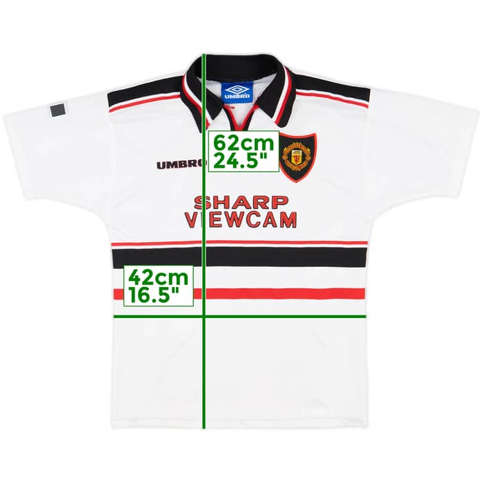 1997-99 Manchester United Away Shirt - 8/10 - (M.Boys)