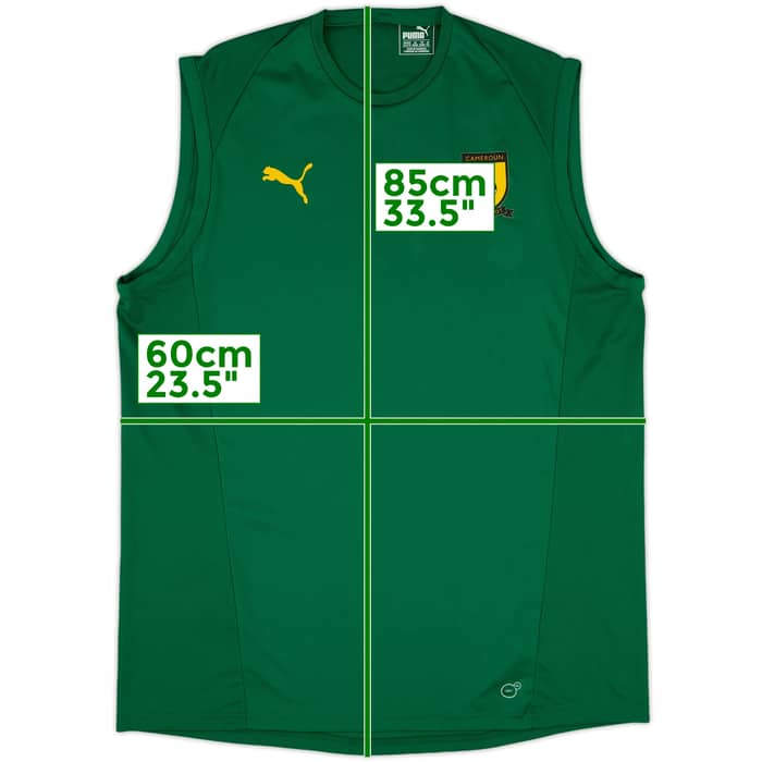 2018-19 Cameroon Puma Training Vest - 9/10 - (XXL)
