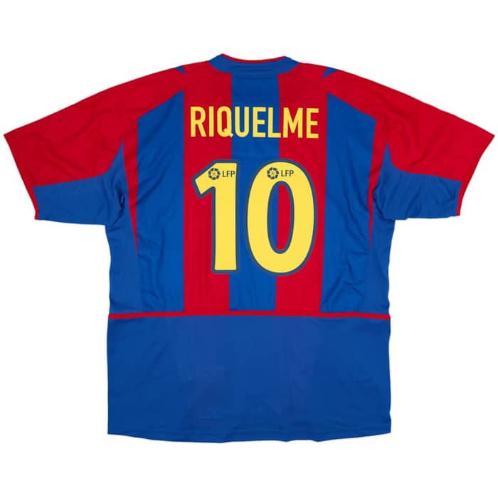 2002-03 Barcelona Home Shirt Riquelme #10 (XL)