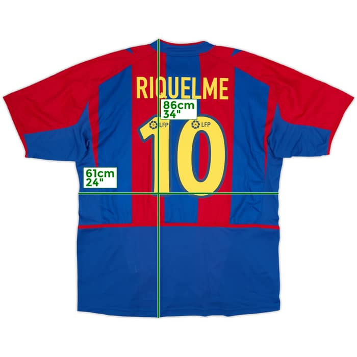 2002-03 Barcelona Home Shirt Riquelme #10 (XL)