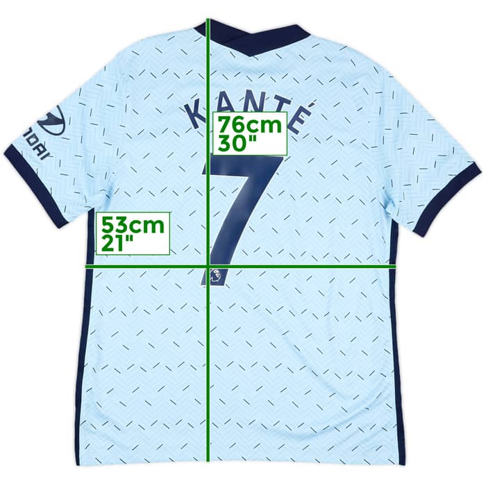 2020-21 Chelsea Away Shirt Kante #7 - 9/10 - (L)