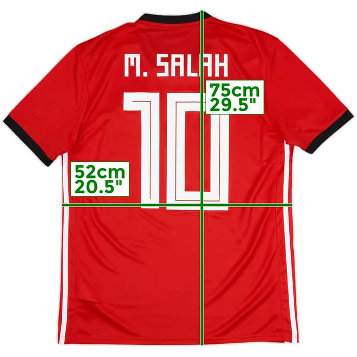 2018-19 Egypt Home Shirt Salah #10 - 9/10 - (M)