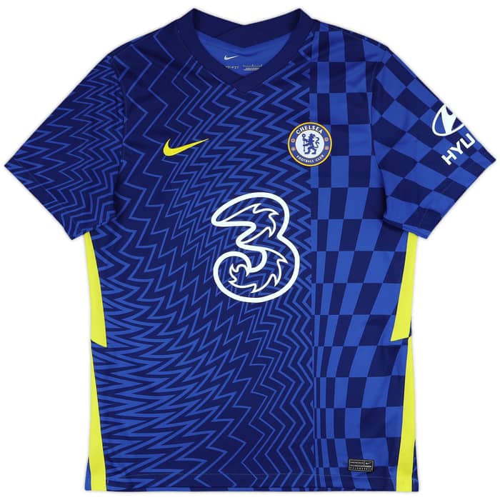 2021-22 Chelsea Home Shirt Mount #19 - 8/10 - (L)