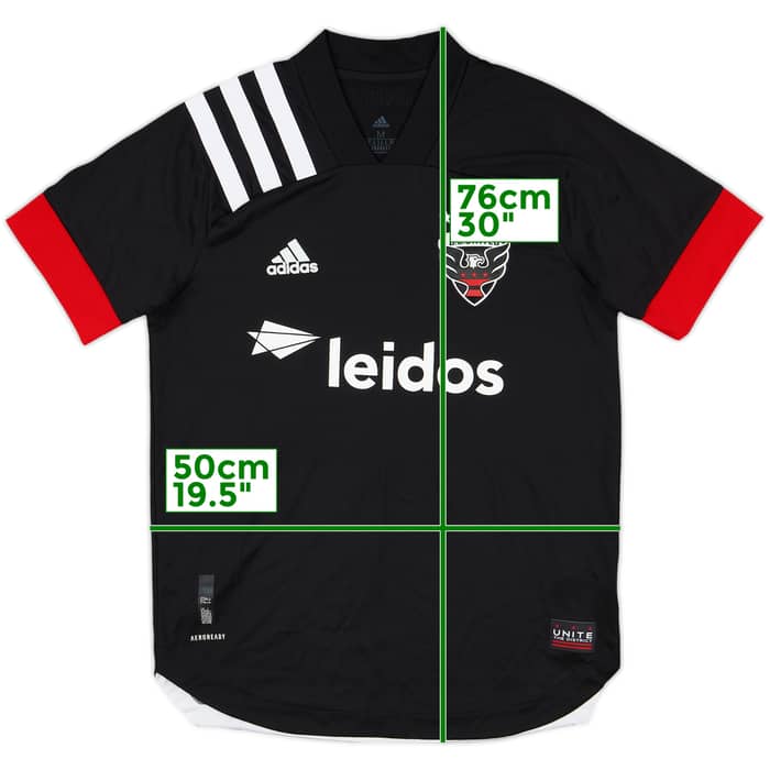 2020-21 DC United Authentic Home Shirt - 9/10 - (M)