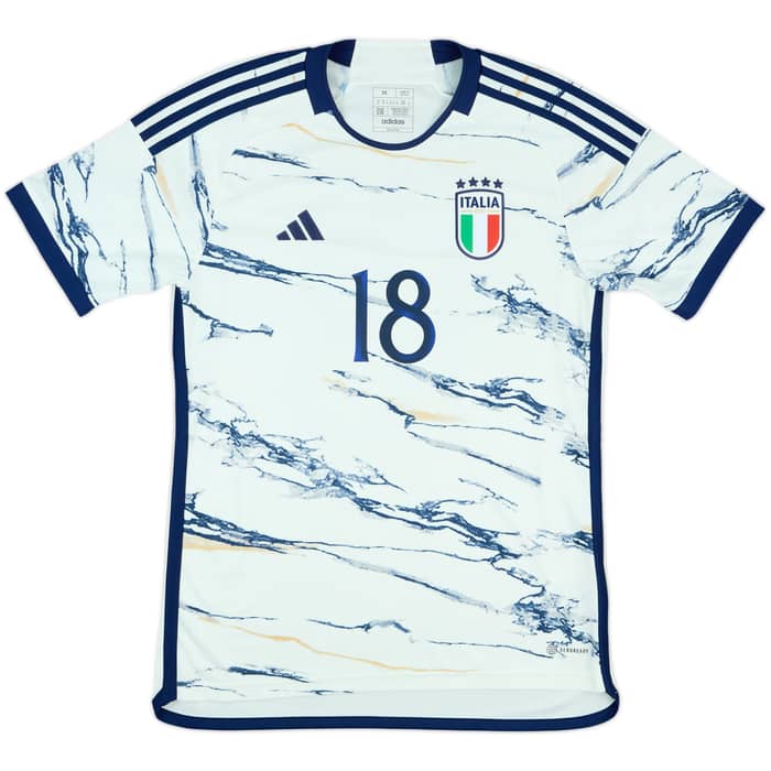 2023-24 Italy Away Shirt Barella #18 - 10/10 - (M)