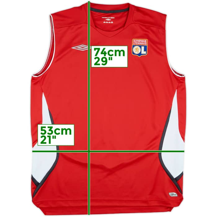 2006-07 Lyon Umbro Training Vest - 10/10 - (L)