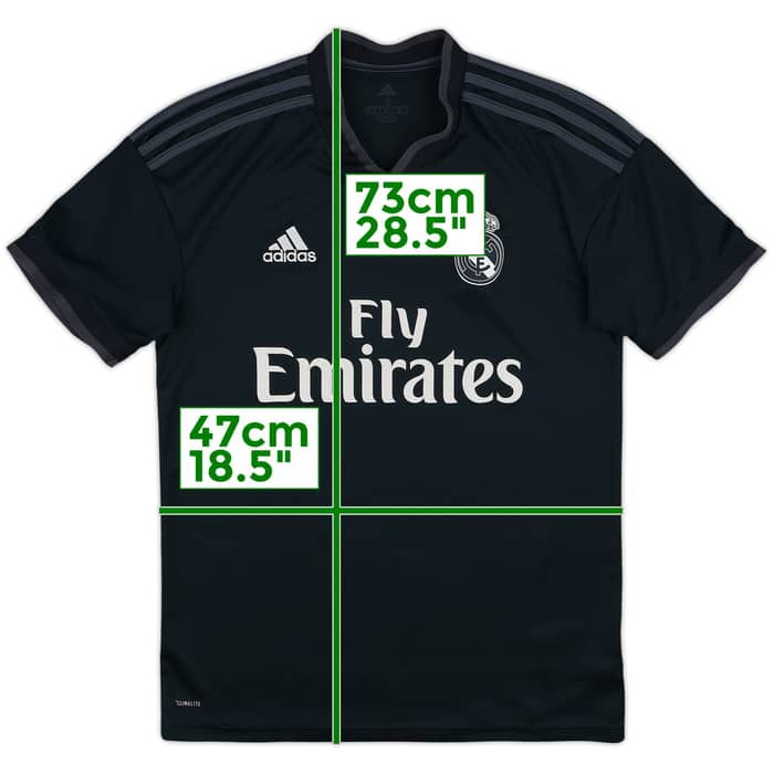 2018-19 Real Madrid Away Shirt - 7/10 - (S)