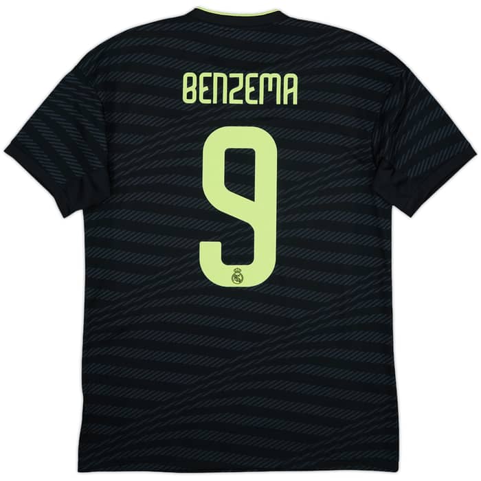 2022-23 Real Madrid Third Shirt Benzema #9 - 10/10 - (M)
