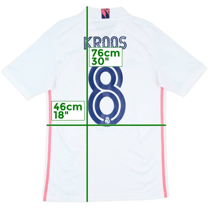 2020-21 Real Madrid Home Shirt Kroos #8 - 8/10 - (S)