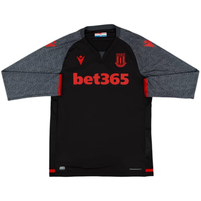2019-20 Stoke City Away L/S Shirt Allen #4 - 9/10 - (L)